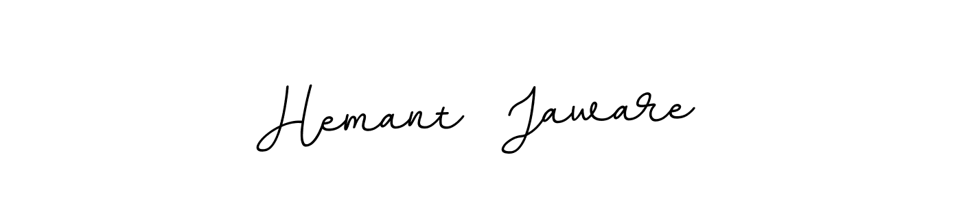 Design your own signature with our free online signature maker. With this signature software, you can create a handwritten (BallpointsItalic-DORy9) signature for name Hemant  Jaware. Hemant  Jaware signature style 11 images and pictures png