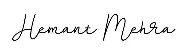 A modern signature idea for name Hemant Mehra using BallpointsItalic-DORy9 font. Clean strokes and elegant curves make it stand out instantly. Hemant Mehra signature style 11 images and pictures png