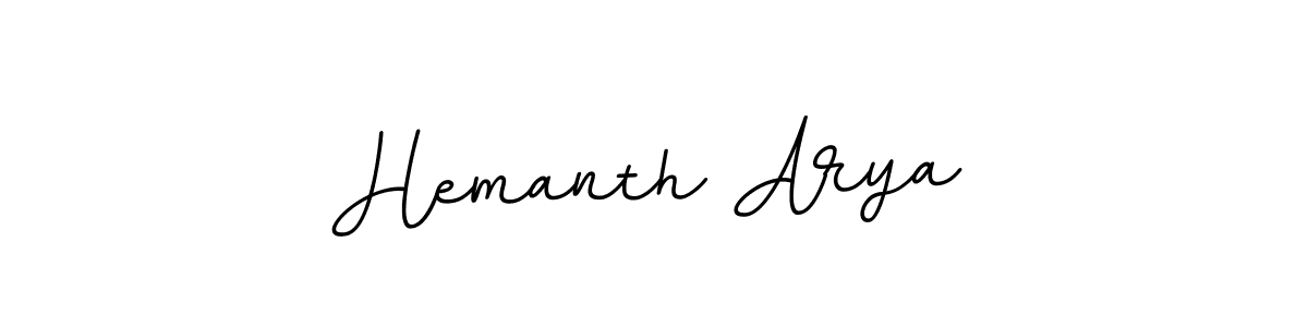 Make a beautiful signature design for name Hemanth Arya. Use this online signature maker to create a handwritten signature for free. Hemanth Arya signature style 11 images and pictures png