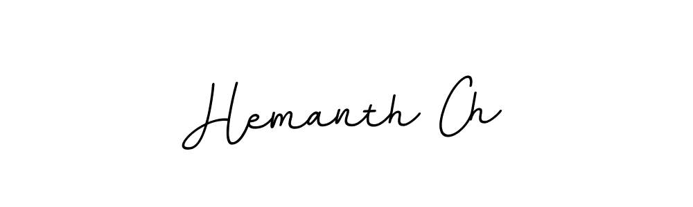 Make a beautiful signature design for name Hemanth Ch. Use this online signature maker to create a handwritten signature for free. Hemanth Ch signature style 11 images and pictures png