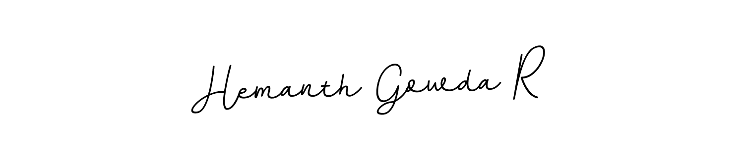 It looks lik you need a new signature style for name Hemanth Gowda R. Design unique handwritten (BallpointsItalic-DORy9) signature with our free signature maker in just a few clicks. Hemanth Gowda R signature style 11 images and pictures png