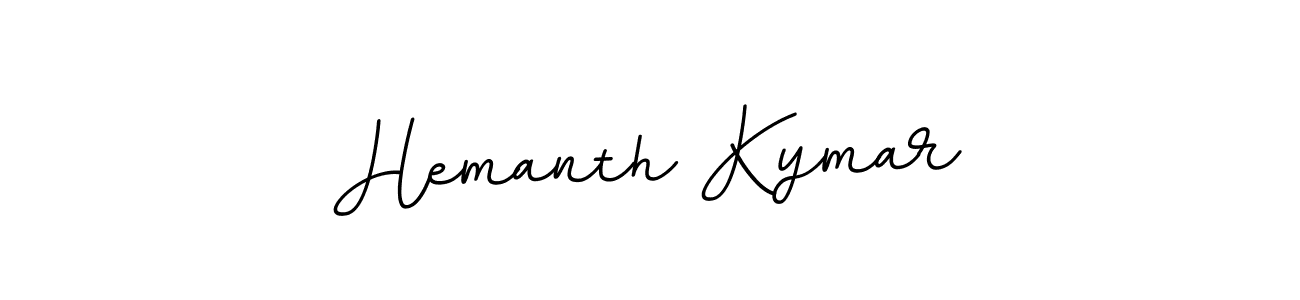 Design your own signature with our free online signature maker. With this signature software, you can create a handwritten (BallpointsItalic-DORy9) signature for name Hemanth Kymar. Hemanth Kymar signature style 11 images and pictures png
