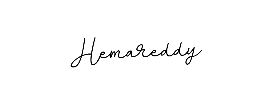 Use a signature maker to create a handwritten signature online. With this signature software, you can design (BallpointsItalic-DORy9) your own signature for name Hemareddy. Hemareddy signature style 11 images and pictures png