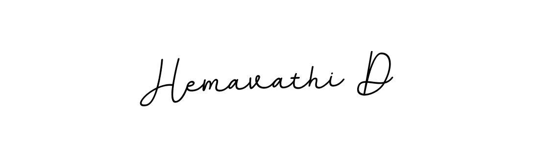 The best way (BallpointsItalic-DORy9) to make a short signature is to pick only two or three words in your name. The name Hemavathi D include a total of six letters. For converting this name. Hemavathi D signature style 11 images and pictures png