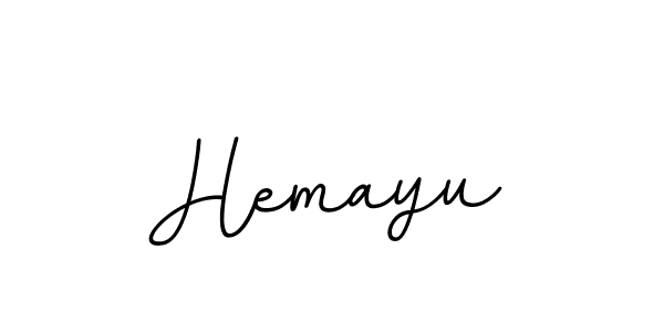 How to make Hemayu name signature. Use BallpointsItalic-DORy9 style for creating short signs online. This is the latest handwritten sign. Hemayu signature style 11 images and pictures png