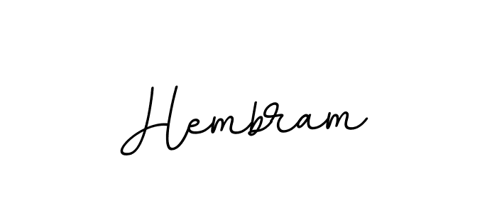 It looks lik you need a new signature style for name Hembram. Design unique handwritten (BallpointsItalic-DORy9) signature with our free signature maker in just a few clicks. Hembram signature style 11 images and pictures png
