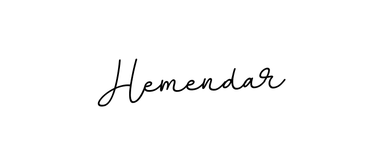 How to make Hemendar name signature. Use BallpointsItalic-DORy9 style for creating short signs online. This is the latest handwritten sign. Hemendar signature style 11 images and pictures png