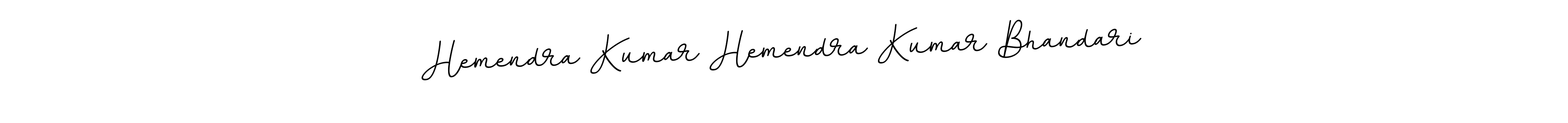 Make a beautiful signature design for name Hemendra Kumar Hemendra Kumar Bhandari. Use this online signature maker to create a handwritten signature for free. Hemendra Kumar Hemendra Kumar Bhandari signature style 11 images and pictures png