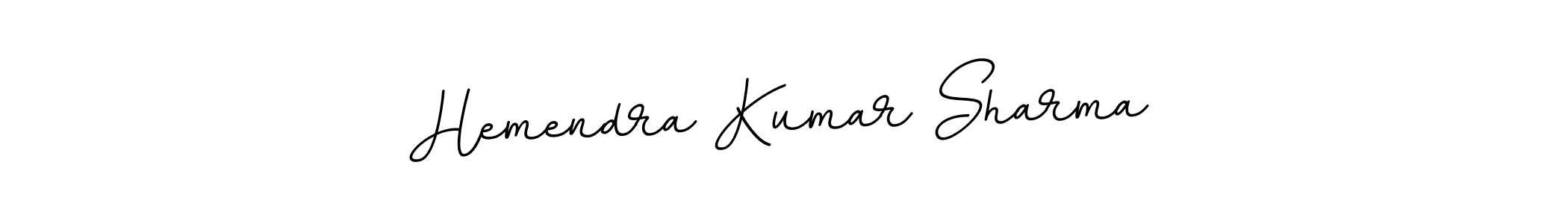 Use a signature maker to create a handwritten signature online. With this signature software, you can design (BallpointsItalic-DORy9) your own signature for name Hemendra Kumar Sharma. Hemendra Kumar Sharma signature style 11 images and pictures png