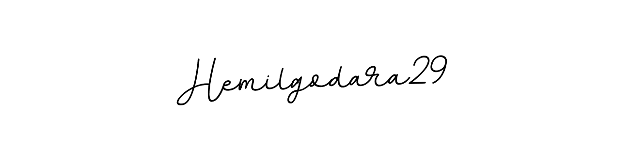 Use a signature maker to create a handwritten signature online. With this signature software, you can design (BallpointsItalic-DORy9) your own signature for name Hemilgodara29. Hemilgodara29 signature style 11 images and pictures png