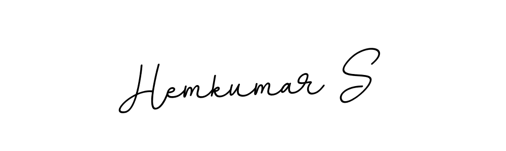 You can use this online signature creator to create a handwritten signature for the name Hemkumar S. This is the best online autograph maker. Hemkumar S signature style 11 images and pictures png