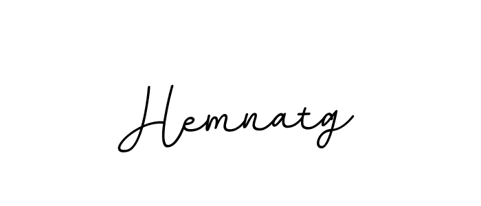 Use a signature maker to create a handwritten signature online. With this signature software, you can design (BallpointsItalic-DORy9) your own signature for name Hemnatg. Hemnatg signature style 11 images and pictures png