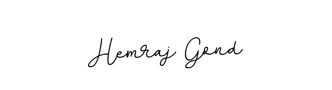 Create a beautiful signature design for name Hemraj Gond. With this signature (BallpointsItalic-DORy9) fonts, you can make a handwritten signature for free. Hemraj Gond signature style 11 images and pictures png