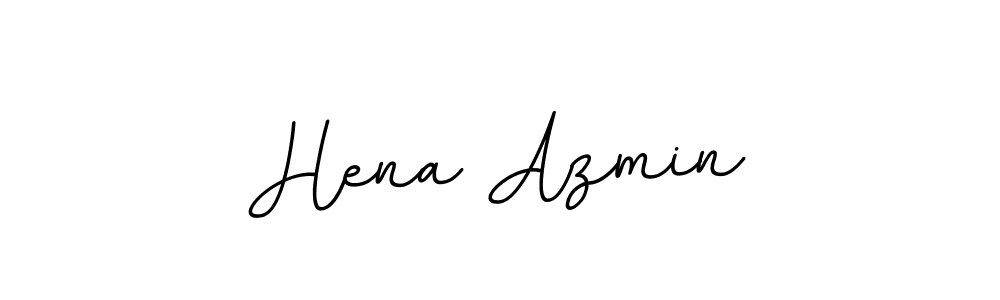 Make a beautiful signature design for name Hena Azmin. With this signature (BallpointsItalic-DORy9) style, you can create a handwritten signature for free. Hena Azmin signature style 11 images and pictures png