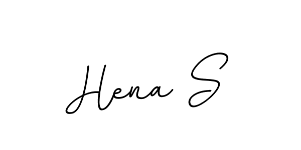 Hena S stylish signature style. Best Handwritten Sign (BallpointsItalic-DORy9) for my name. Handwritten Signature Collection Ideas for my name Hena S. Hena S signature style 11 images and pictures png