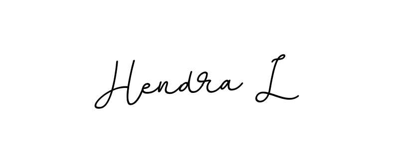 This is the best signature style for the Hendra L name. Also you like these signature font (BallpointsItalic-DORy9). Mix name signature. Hendra L signature style 11 images and pictures png