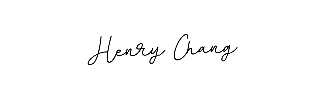 Use a signature maker to create a handwritten signature online. With this signature software, you can design (BallpointsItalic-DORy9) your own signature for name Henry Chang. Henry Chang signature style 11 images and pictures png