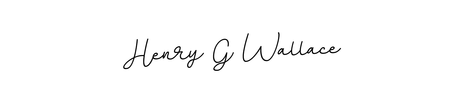 You should practise on your own different ways (BallpointsItalic-DORy9) to write your name (Henry G Wallace) in signature. don't let someone else do it for you. Henry G Wallace signature style 11 images and pictures png