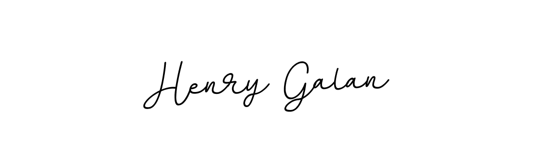 How to make Henry Galan name signature. Use BallpointsItalic-DORy9 style for creating short signs online. This is the latest handwritten sign. Henry Galan signature style 11 images and pictures png