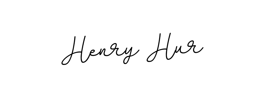 Design your own signature with our free online signature maker. With this signature software, you can create a handwritten (BallpointsItalic-DORy9) signature for name Henry Hur. Henry Hur signature style 11 images and pictures png