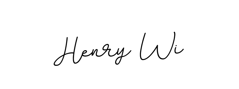 How to make Henry Wi signature? BallpointsItalic-DORy9 is a professional autograph style. Create handwritten signature for Henry Wi name. Henry Wi signature style 11 images and pictures png