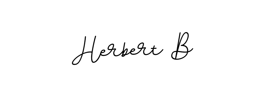 Similarly BallpointsItalic-DORy9 is the best handwritten signature design. Signature creator online .You can use it as an online autograph creator for name Herbert B. Herbert B signature style 11 images and pictures png