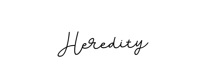 Also we have Heredity name is the best signature style. Create professional handwritten signature collection using BallpointsItalic-DORy9 autograph style. Heredity signature style 11 images and pictures png