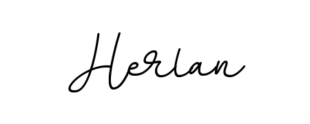 Make a beautiful signature design for name Herlan. Use this online signature maker to create a handwritten signature for free. Herlan signature style 11 images and pictures png