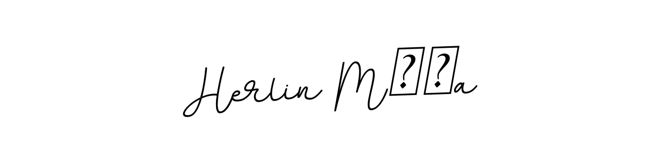 Also we have Herlin Męża name is the best signature style. Create professional handwritten signature collection using BallpointsItalic-DORy9 autograph style. Herlin Męża signature style 11 images and pictures png