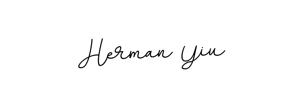 Also we have Herman Yiu name is the best signature style. Create professional handwritten signature collection using BallpointsItalic-DORy9 autograph style. Herman Yiu signature style 11 images and pictures png