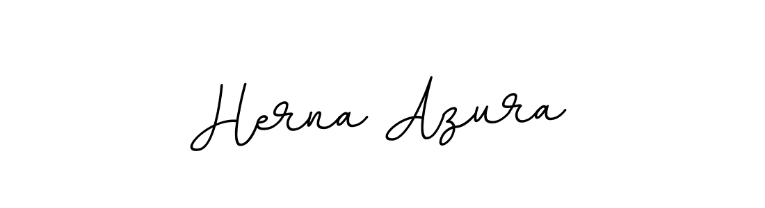 How to make Herna Azura name signature. Use BallpointsItalic-DORy9 style for creating short signs online. This is the latest handwritten sign. Herna Azura signature style 11 images and pictures png