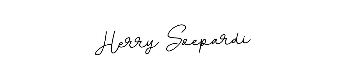 You should practise on your own different ways (BallpointsItalic-DORy9) to write your name (Herry Soepardi) in signature. don't let someone else do it for you. Herry Soepardi signature style 11 images and pictures png