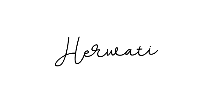 You should practise on your own different ways (BallpointsItalic-DORy9) to write your name (Herwati) in signature. don't let someone else do it for you. Herwati signature style 11 images and pictures png