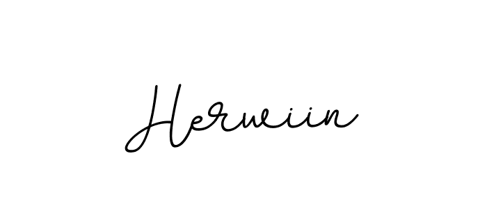 Create a beautiful signature design for name Herwiin. With this signature (BallpointsItalic-DORy9) fonts, you can make a handwritten signature for free. Herwiin signature style 11 images and pictures png