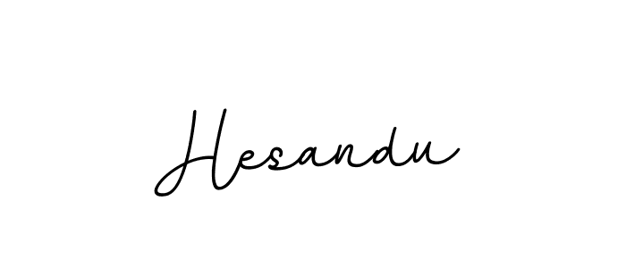 How to make Hesandu name signature. Use BallpointsItalic-DORy9 style for creating short signs online. This is the latest handwritten sign. Hesandu signature style 11 images and pictures png