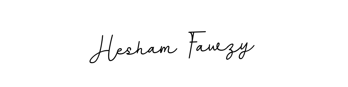 Make a beautiful signature design for name Hesham Fawzy. With this signature (BallpointsItalic-DORy9) style, you can create a handwritten signature for free. Hesham Fawzy signature style 11 images and pictures png