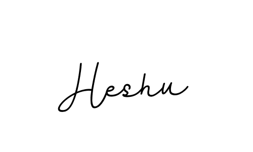 Use a signature maker to create a handwritten signature online. With this signature software, you can design (BallpointsItalic-DORy9) your own signature for name Heshu. Heshu signature style 11 images and pictures png