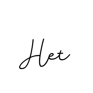 Use a signature maker to create a handwritten signature online. With this signature software, you can design (BallpointsItalic-DORy9) your own signature for name Het. Het signature style 11 images and pictures png