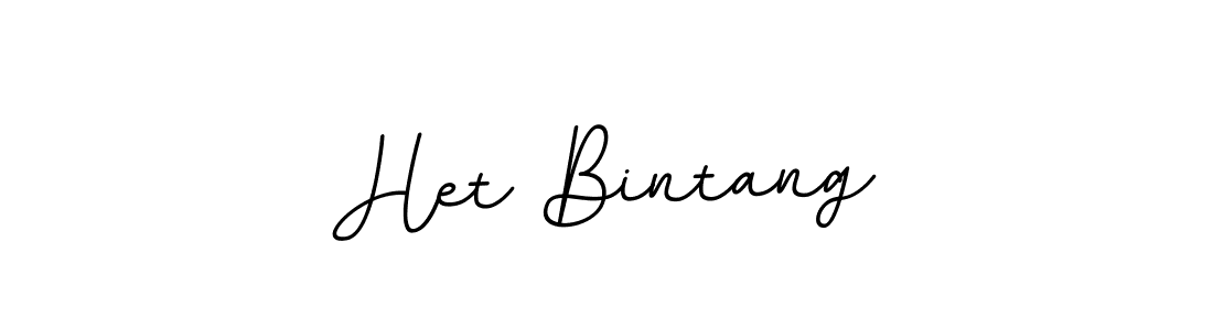 Design your own signature with our free online signature maker. With this signature software, you can create a handwritten (BallpointsItalic-DORy9) signature for name Het Bintang. Het Bintang signature style 11 images and pictures png