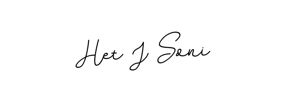 Also we have Het J Soni name is the best signature style. Create professional handwritten signature collection using BallpointsItalic-DORy9 autograph style. Het J Soni signature style 11 images and pictures png