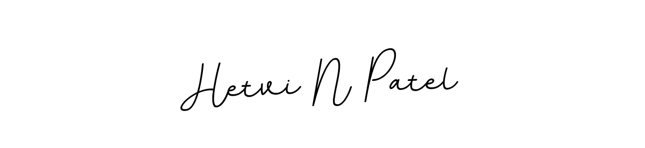 Hetvi N Patel stylish signature style. Best Handwritten Sign (BallpointsItalic-DORy9) for my name. Handwritten Signature Collection Ideas for my name Hetvi N Patel. Hetvi N Patel signature style 11 images and pictures png