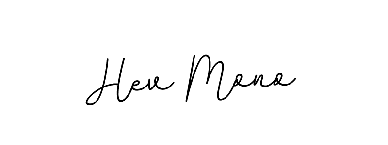 The best way (BallpointsItalic-DORy9) to make a short signature is to pick only two or three words in your name. The name Hev Mono include a total of six letters. For converting this name. Hev Mono signature style 11 images and pictures png