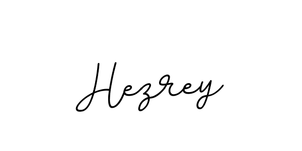 Design your own signature with our free online signature maker. With this signature software, you can create a handwritten (BallpointsItalic-DORy9) signature for name Hezrey. Hezrey signature style 11 images and pictures png