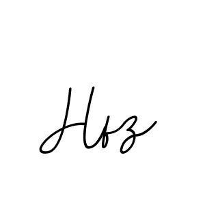 Create a beautiful signature design for name Hfz. With this signature (BallpointsItalic-DORy9) fonts, you can make a handwritten signature for free. Hfz signature style 11 images and pictures png