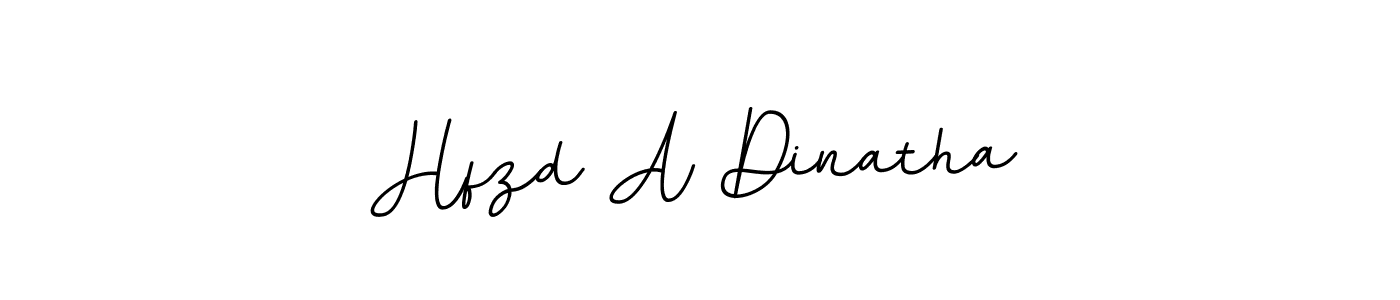 How to make Hfzd A Dinatha name signature. Use BallpointsItalic-DORy9 style for creating short signs online. This is the latest handwritten sign. Hfzd A Dinatha signature style 11 images and pictures png