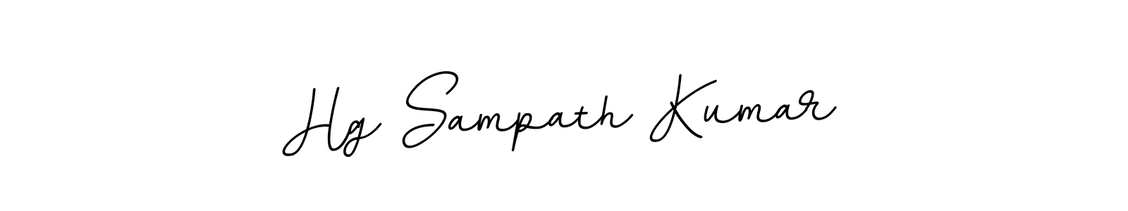 Use a signature maker to create a handwritten signature online. With this signature software, you can design (BallpointsItalic-DORy9) your own signature for name Hg Sampath Kumar. Hg Sampath Kumar signature style 11 images and pictures png