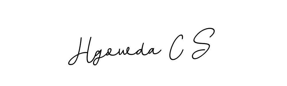 if you are searching for the best signature style for your name Hgowda C S. so please give up your signature search. here we have designed multiple signature styles  using BallpointsItalic-DORy9. Hgowda C S signature style 11 images and pictures png