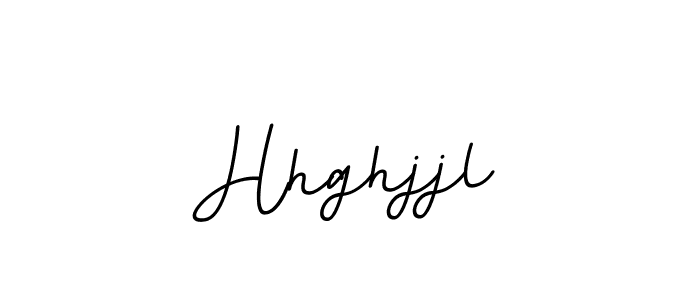 How to make Hhghjjl name signature. Use BallpointsItalic-DORy9 style for creating short signs online. This is the latest handwritten sign. Hhghjjl signature style 11 images and pictures png