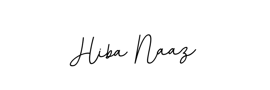 The best way (BallpointsItalic-DORy9) to make a short signature is to pick only two or three words in your name. The name Hiba Naaz include a total of six letters. For converting this name. Hiba Naaz signature style 11 images and pictures png