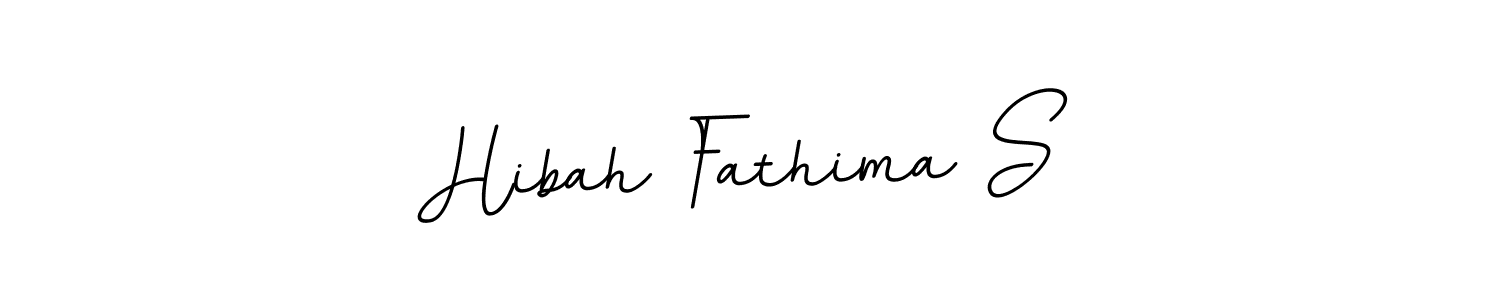 It looks lik you need a new signature style for name Hibah Fathima S. Design unique handwritten (BallpointsItalic-DORy9) signature with our free signature maker in just a few clicks. Hibah Fathima S signature style 11 images and pictures png